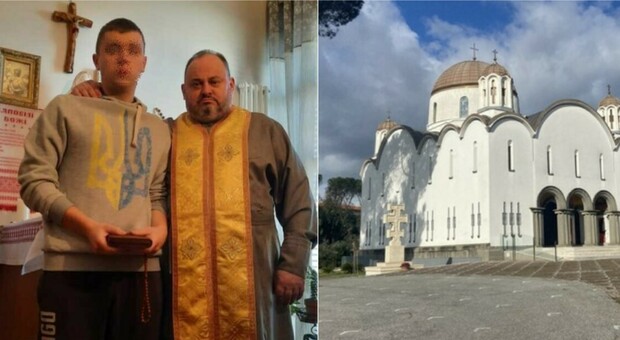 Dall'Italia ragazzi diretti a Kiev per arruolarsi, la benedizione del prete prima di partire