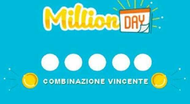 MillionDay, estrazione di mercoledì 1 settembre 2021: i cinque numeri vincenti