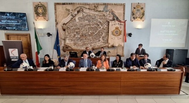 La Lega Pro fa tappa a Pesaro: Il presidente Marani incontra il sindaco Ricci e la Vis per il progetto "City Club"