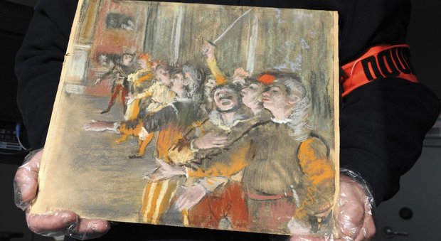 Parigi, dal cofano di un bus spunta un Degas: il dipinto era stato rubato nel 2009