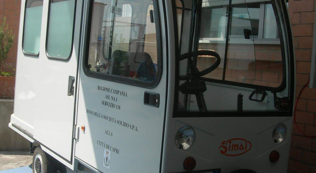 Capri. Si ferma la mini-ambulanza elettrica del 118, soccorsi a rischio