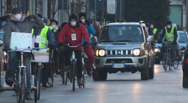 Manifestazione contro lo smog a Rovigo
