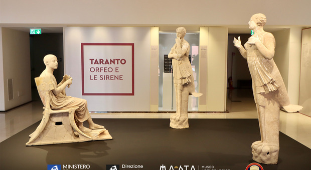 Archeologia, “Orfeo e le Sirene” tornano al MarTa a Taranto. Sangiuliano: restituito al territorio un pezzo di storia, cultura, identità