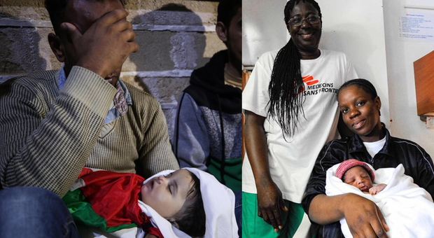 La piccola Layla, morta a Gaza, e "Miracolo", nato sulla nave dei profughi