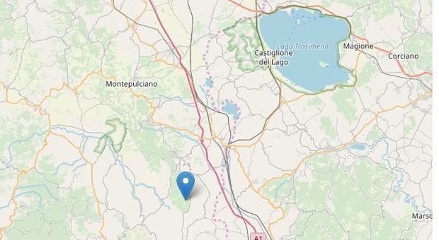 Terremoto, sei scosse in provincia di Siena: la più forte di magnitudo 3.4