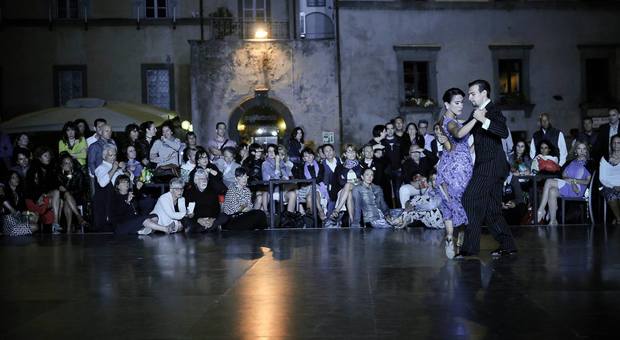 Una immagine delle passate edizioni dell'Orvieto Tango Festival