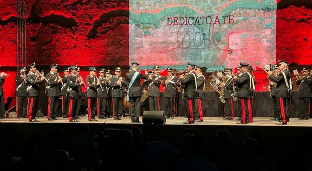 Nepi, la banda dei carabinieri suona al Festival della danza per ricordare Carla Fracci