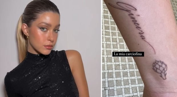 Natalia Paragoni, il tatuaggio "carciofina" dedicato alla figlia Ginevra. Poi svela il trucco «per non affaticarsi»