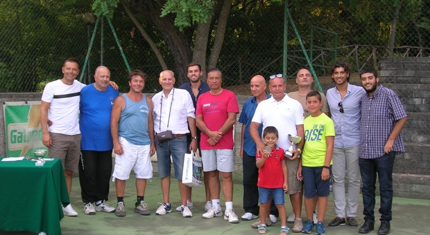 I premiati del torneo al Tennis Club Ponzanello