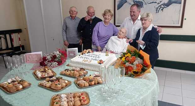 Nonna Maria compie 103 anni