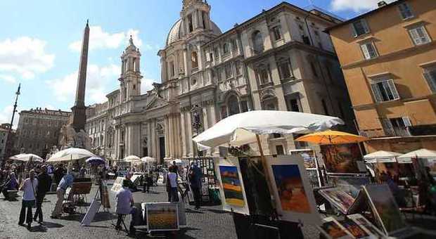 Piazza Navona, bando da annullare, i commercianti sul piede di guerra: «Favorita la lobby dei Tredicine»