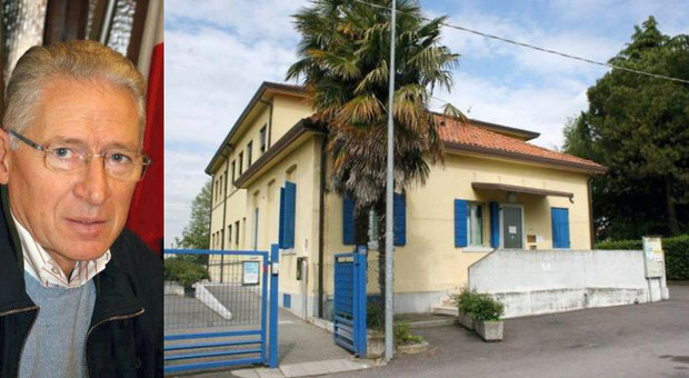 L'ex scuola trasformata in ambulatorio medico e il presidente del quartiere Bonisolo