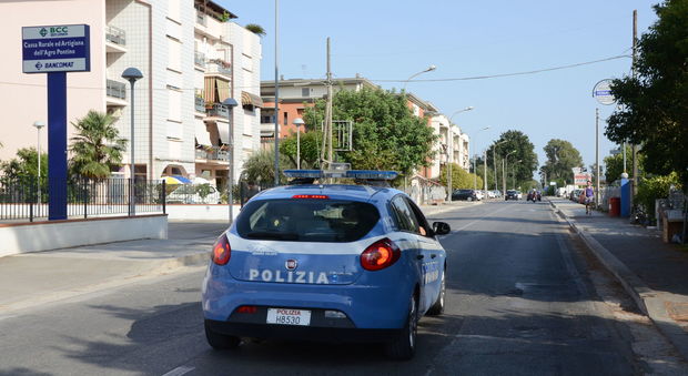 La polizia a Borgo San Michele