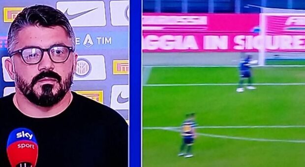 Inter-Napoli, furia Gattuso: «Insigne espulso? Accade solo in Italia, arbitro pernaloso»