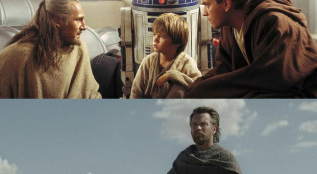 Star Wars, a 23 anni da «La minaccia fantasma» si torna a raccontare il “Lato Oscuro” in «Obi Wan Kenobi»