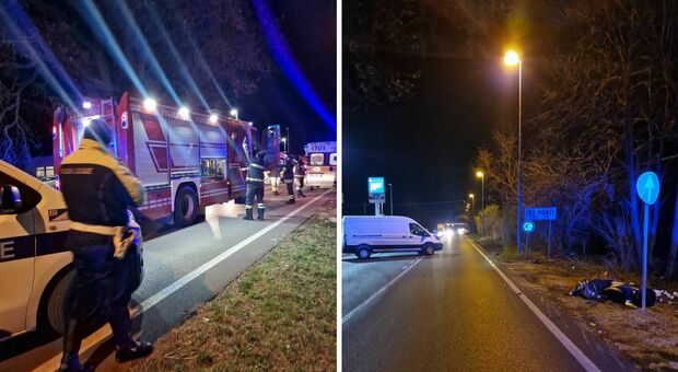 Pauroso scontro tra un furgone e uno scooter a Fano: due persone gravissime