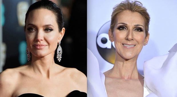 FAKE: Angelina Jolie rifiuta di interpretare Celine Dion in un film e la cantante va su tutte le furie