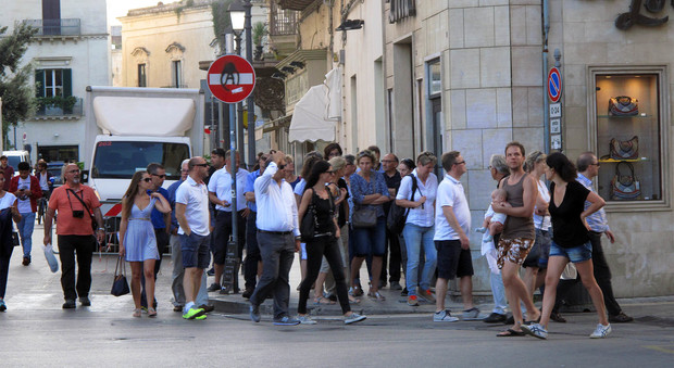 I turisti a Lecce