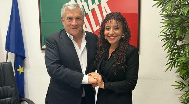 Il ministro Tajani con il sindaco Carmela Zuottolo