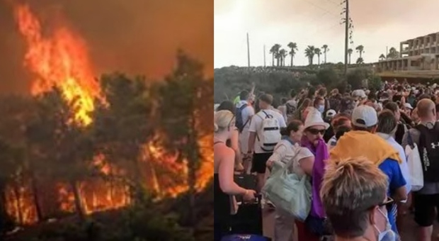 Rodi, la Grecia lancia vancanze “gratuite” per i turisti fuggiti dagli incendi dello scorso luglio