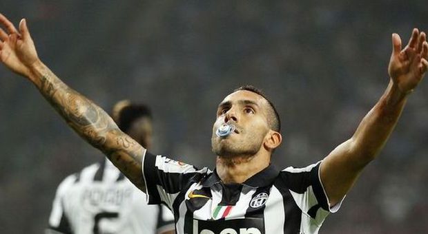 Milan-Juventus 0-1, decide Tevez Bianconeri padroni del campo