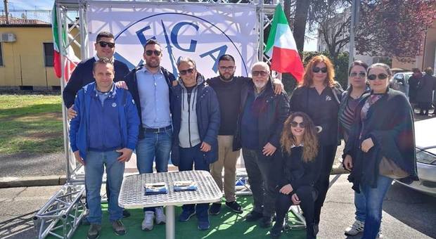 Salvini a Civita Castellana, comizio in piazza Matteotti