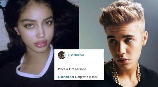 Justin Bieber alla ricerca della sexy sconosciuta: "Mio Dio, chi è?"