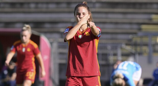 Roma femminile, altra goleada: contro il Napoli finisce 6-0. Giallorosse prime in classifica