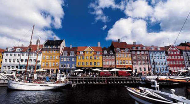 Il quartiere di Nyhavn a Copenaghen