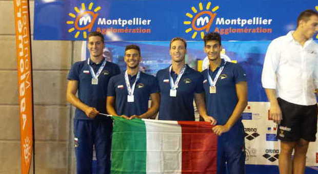 I nuotatori del Posillipo vincono l'argento ai Mondiali di salvamento per club
