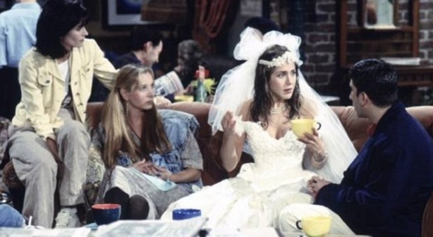 Una scena della prima puntata di Friends