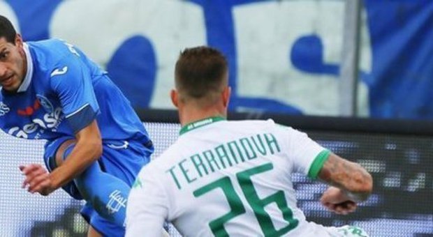 Empoli-Sassuolo 1-0. Guizzo di Maccarone che sblocca al 43', prima sconfitta per gli emiliani