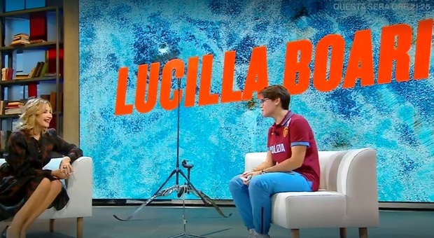 Lucilla Boari ospite di “Oggi è un altro giorno”, il programma di Serena Bortone su RaiUno