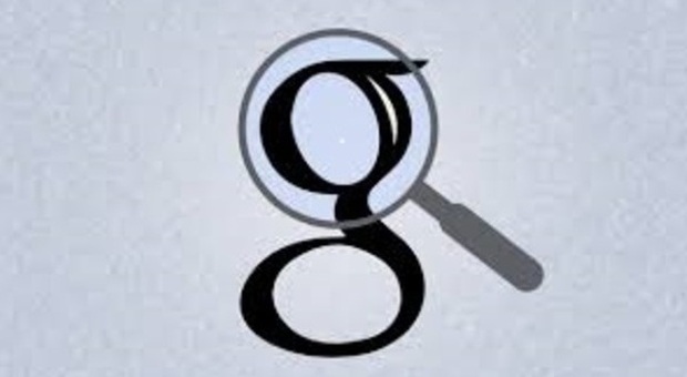 Un'immagine insolita del logo di Google