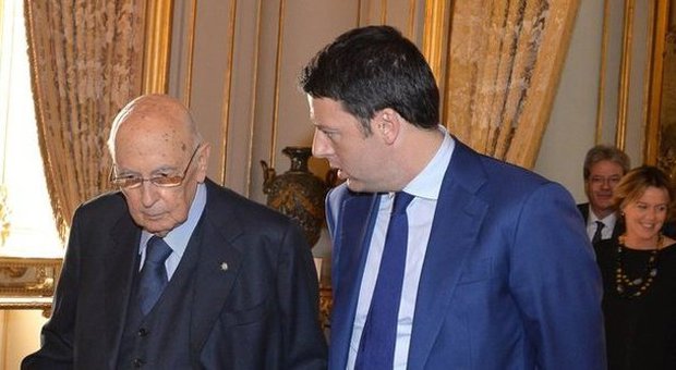 Napolitano: «Fine mio mandato imminente. Renzi coraggioso, no alternative»