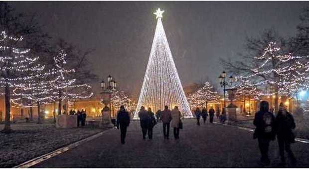 Ecco il Natale di Padova: park gratis luminarie high tech e una pista di bob