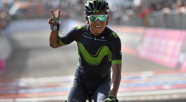 Giro d'Italia, Quintana trionfa sul Blockhaus e diventa maglia rosa. Nibali in ritardo di 1'
