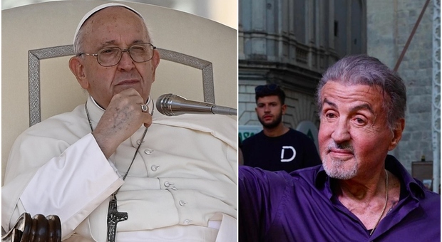 Sylvester Stallone va da Papa Francesco, ricevuto in udienza Rocky Balboa