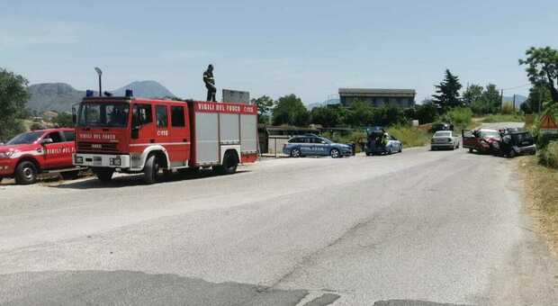 Incidente stradale a Cassino, due feriti