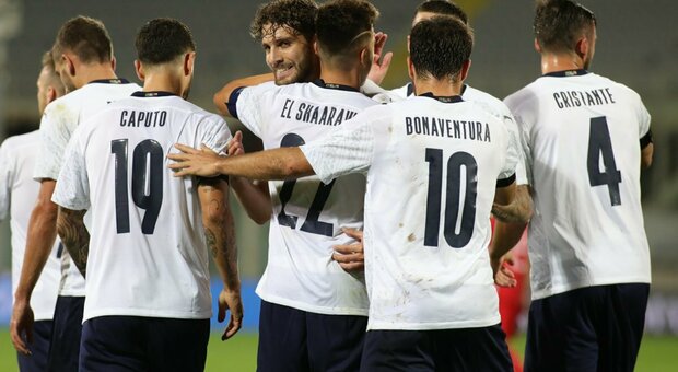Pagelle Italia-Moldavia, El Shaarawy due perle, Caputo il mestiere del gol