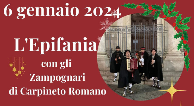 Tornano a Viterbo il 6 gennaio gli Zampognari di Carpineto Romano