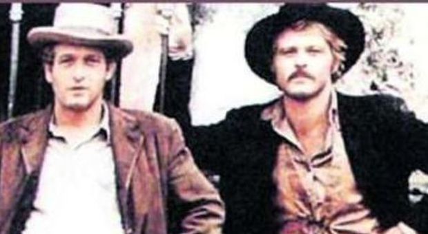 Pul Newman e Robert Redford in Butch Cassidy
