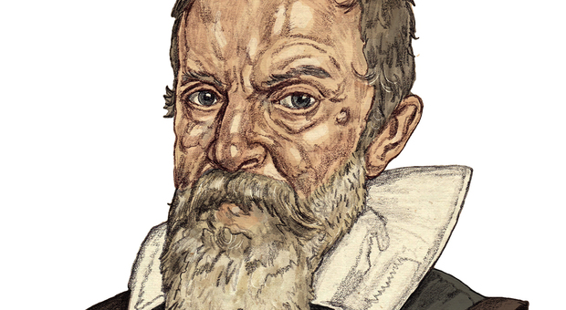 Galileo Galilei ritratto da Matteo Bergamelli