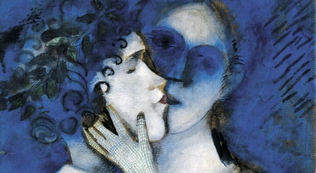 “Gli Amanti in Blu” di Marc Chagall