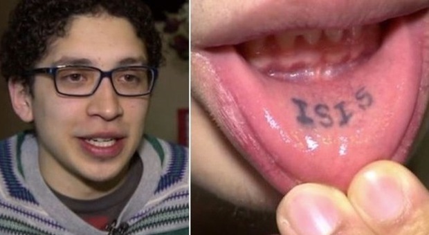 Si tatua 'Isis' sul labbro e viene licenziato: ecco perché lo ha fatto