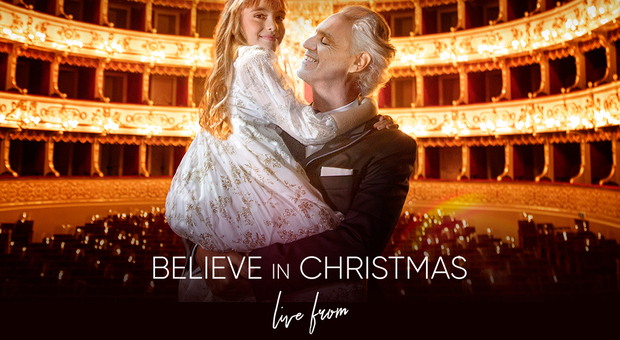 “Believe in Christmas” lo spettacolare concerto in streaming mondiale di Andrea Bocelli