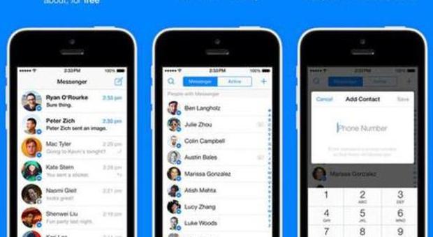 Facebook rinnova e rilancia Messenger, arrivano anche le chiamate in chat