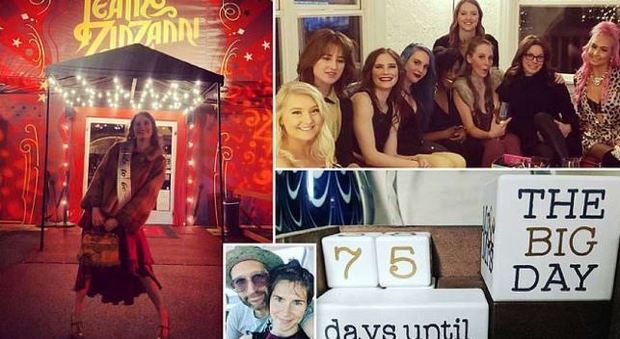 Amanda Knox festeggia l'addio al nubilato: le foto sui social in vista delle nozze