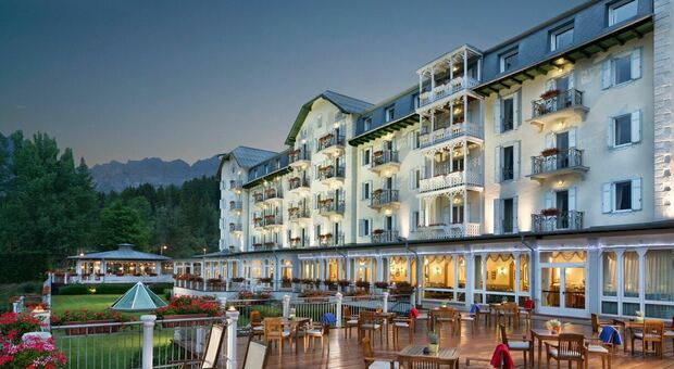 L'hotel Cristallo di Cortina