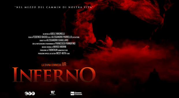 Dantedì, i corti «Inferno» e «Purgatorio» de «La Divina commedia in VR» sono disponibili su RaiPlay e Rai Cinema Channel